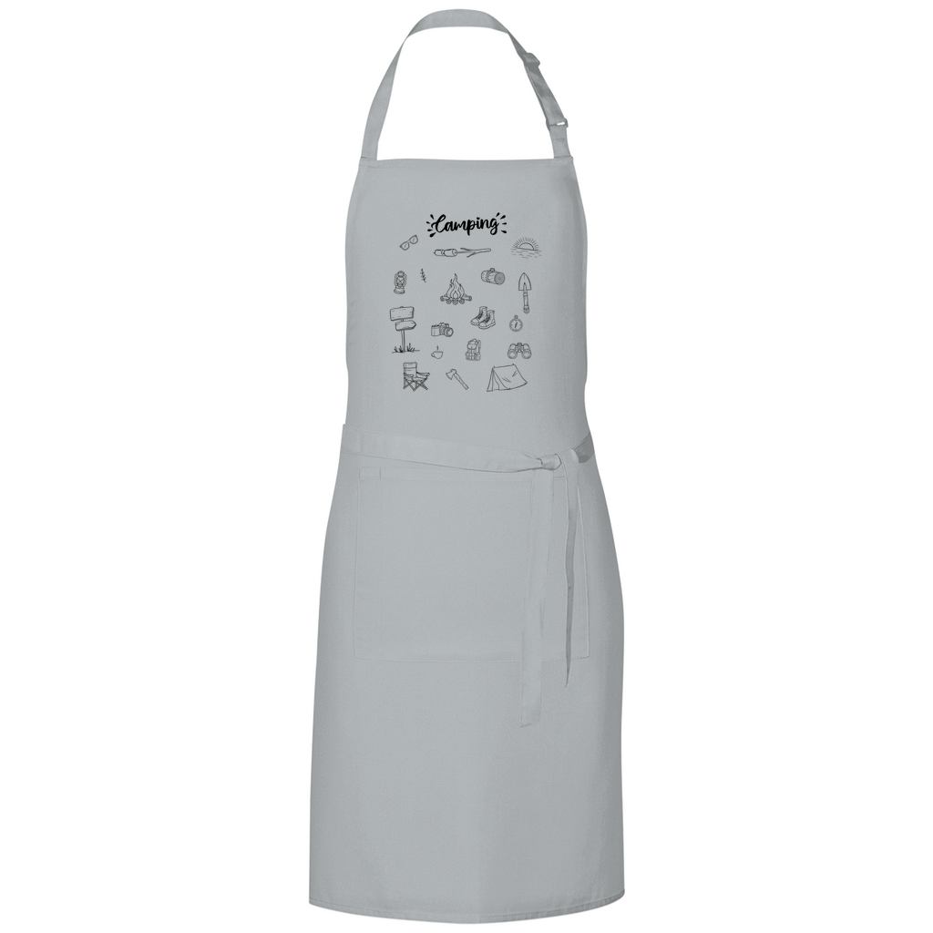 Camping - Motive Kritzeldesign - Grillschürze - Campingfamilie.de