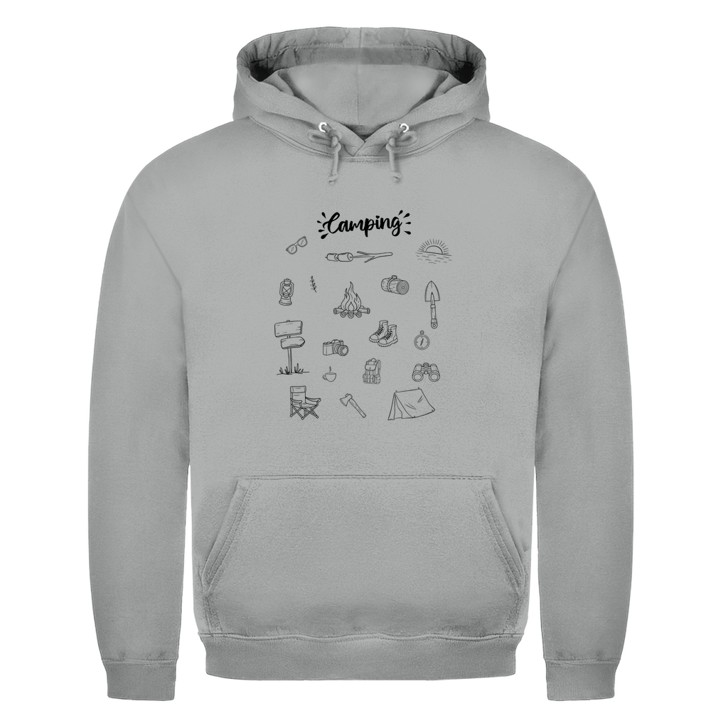 Camping - Motive Kritzeldesign - Männer Hoodie - Campingfamilie.de