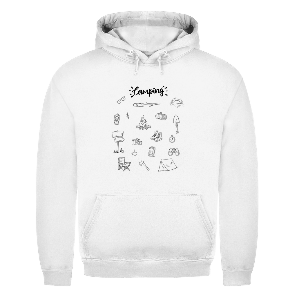 Camping - Motive Kritzeldesign - Männer Hoodie - Campingfamilie.de