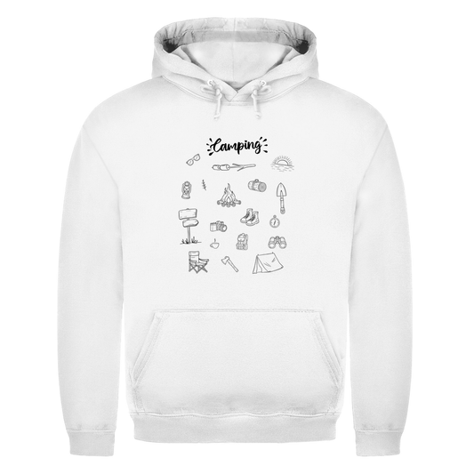 Camping - Motive Kritzeldesign - Männer Hoodie - Campingfamilie.de