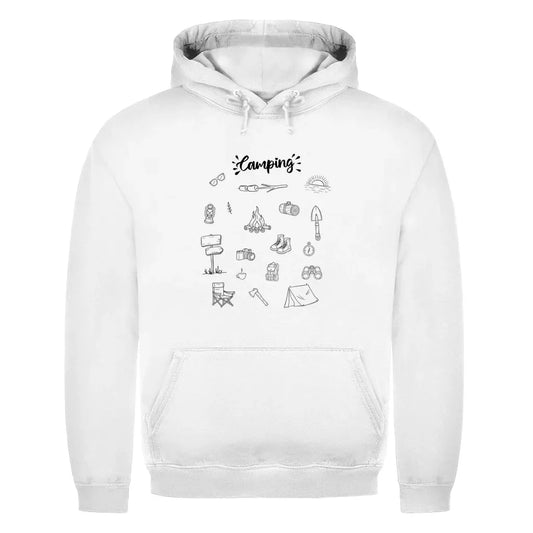 Camping - Motive Kritzeldesign - Männer Hoodie - Campingfamilie.de