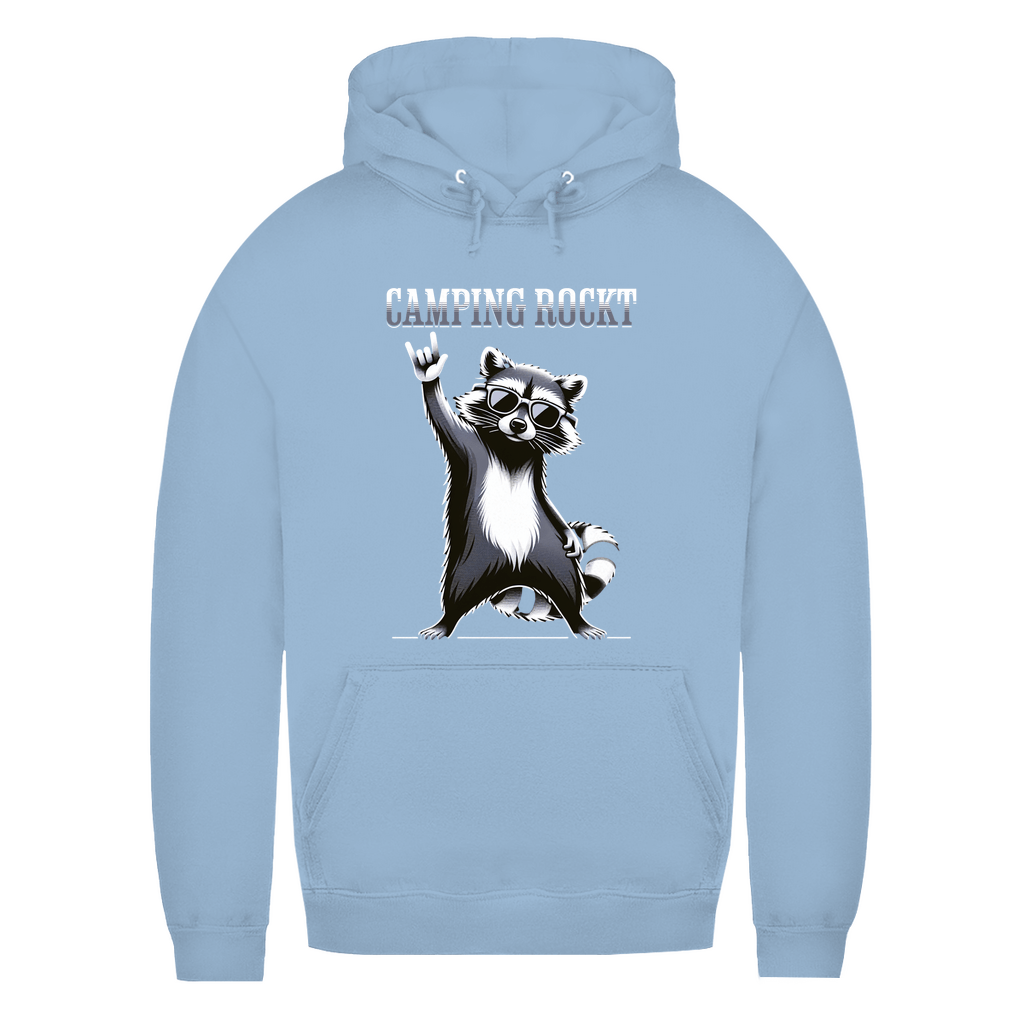 Camping rockt - Frauen Hoodie - Campingfamilie.de