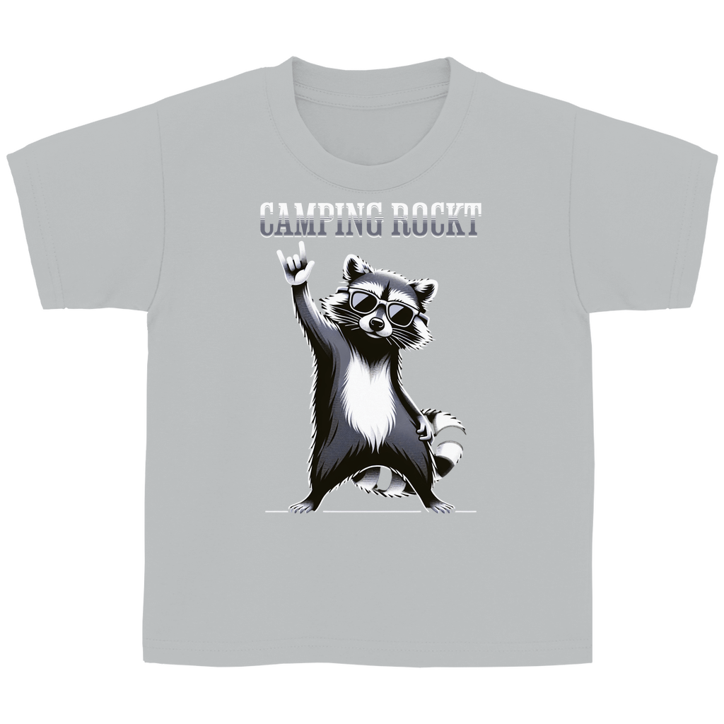 Camping rockt - Kinder Shirt - Campingfamilie.de