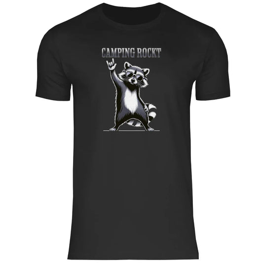 Camping rockt - Männer Shirt - Campingfamilie.de