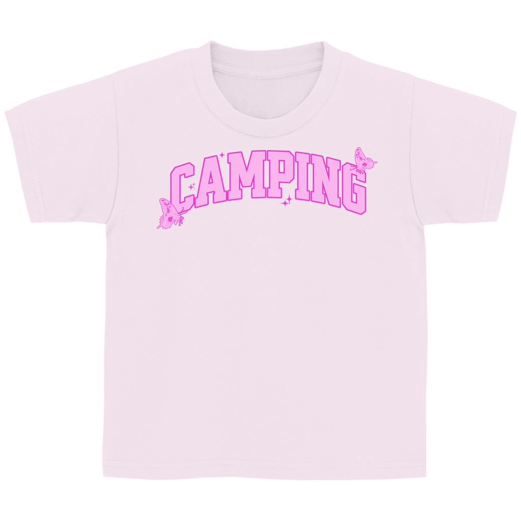 Camping Schmetterling - Kinder Shirt - Campingfamilie.de