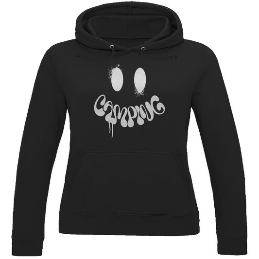 Camping Smiley - Frauen Hoodie - Campingfamilie.de