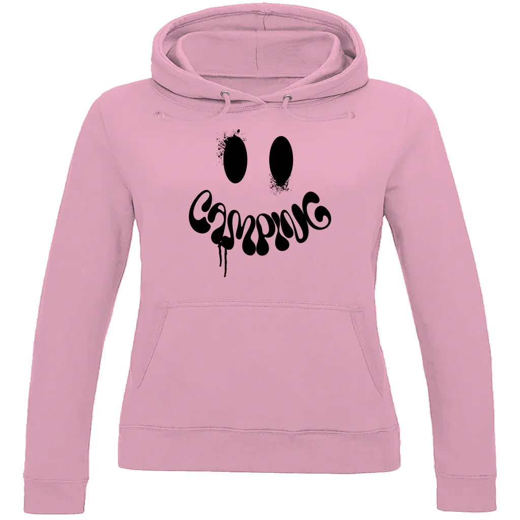 Camping Smiley - Frauen Hoodie - Campingfamilie.de
