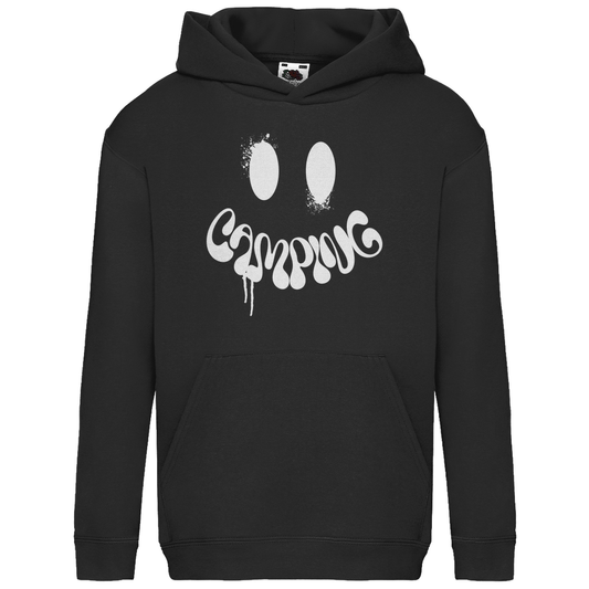 Camping Smiley - Kinder Hoodie - Campingfamilie.de