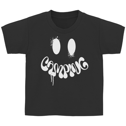 Camping Smiley - Kinder Shirt - Campingfamilie.de