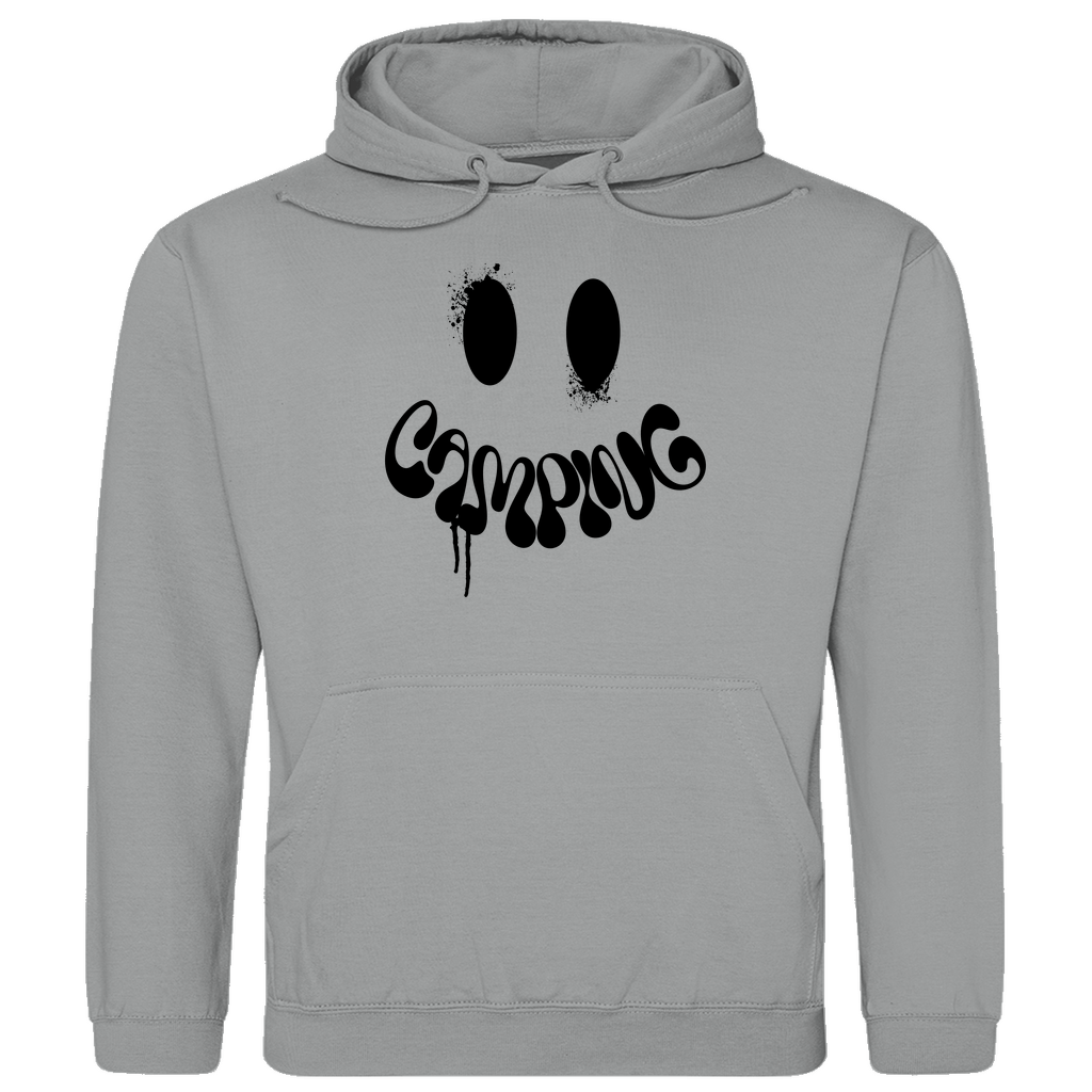 Camping Smiley - Männer Hoodie - Campingfamilie.de