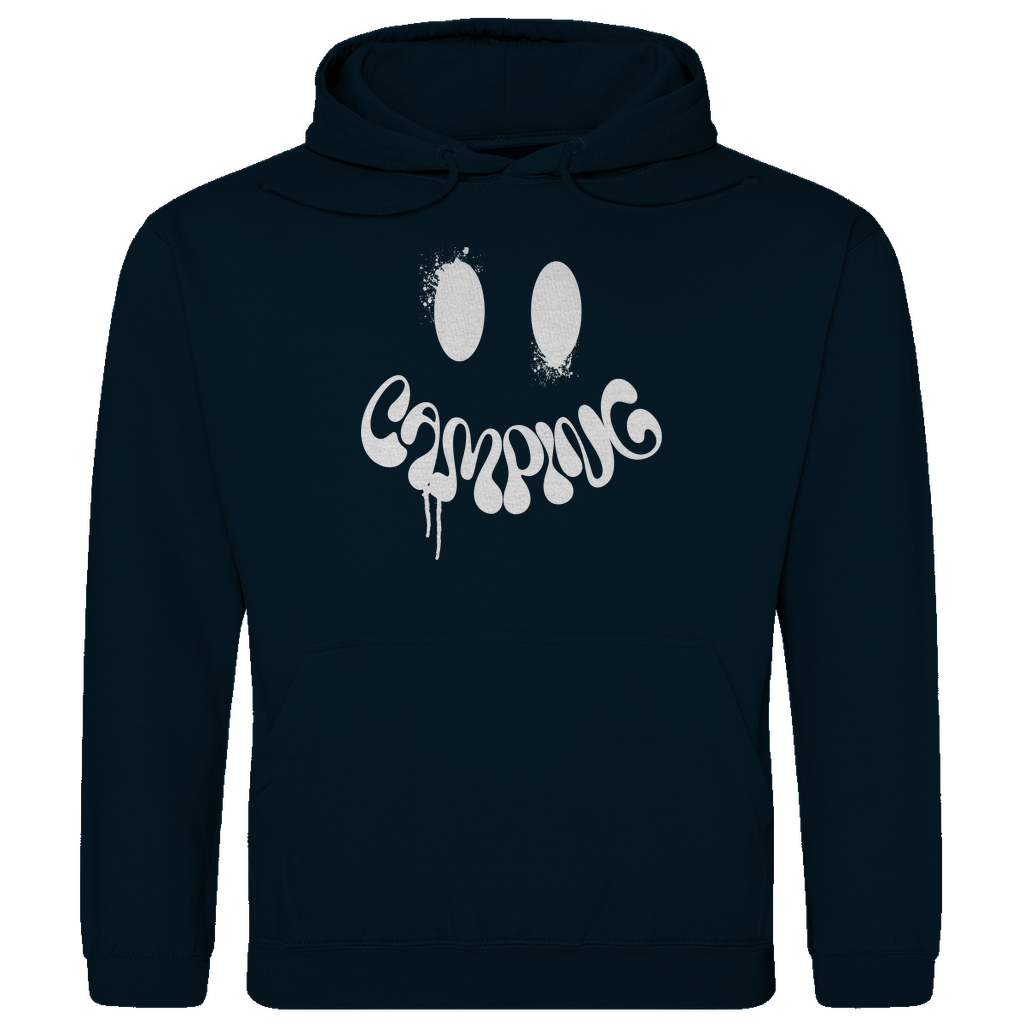 Camping Smiley - Männer Hoodie - Campingfamilie.de