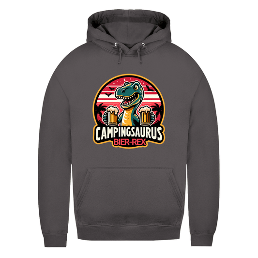 Campingsaurus Bier - Rex - Frauen Hoodie - Campingfamilie.de