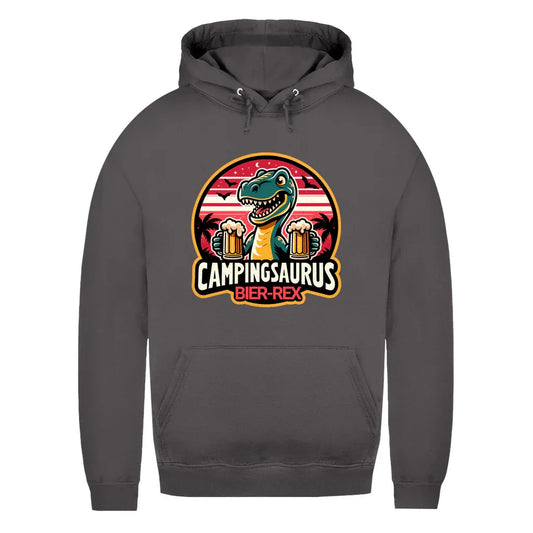Campingsaurus Bier - Rex - Frauen Hoodie - Campingfamilie.de