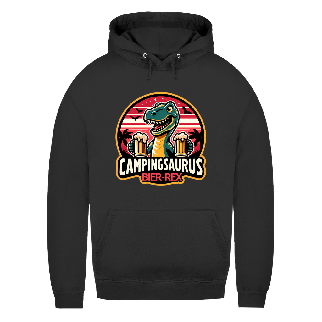 Campingsaurus Bier - Rex - Frauen Hoodie - Campingfamilie.de