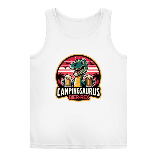 Campingsaurus Bier - Rex - Frauen Tank Top - Campingfamilie.de