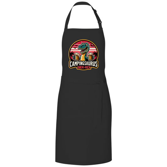 Campingsaurus Bier - Rex - Grillschürze - Campingfamilie.de