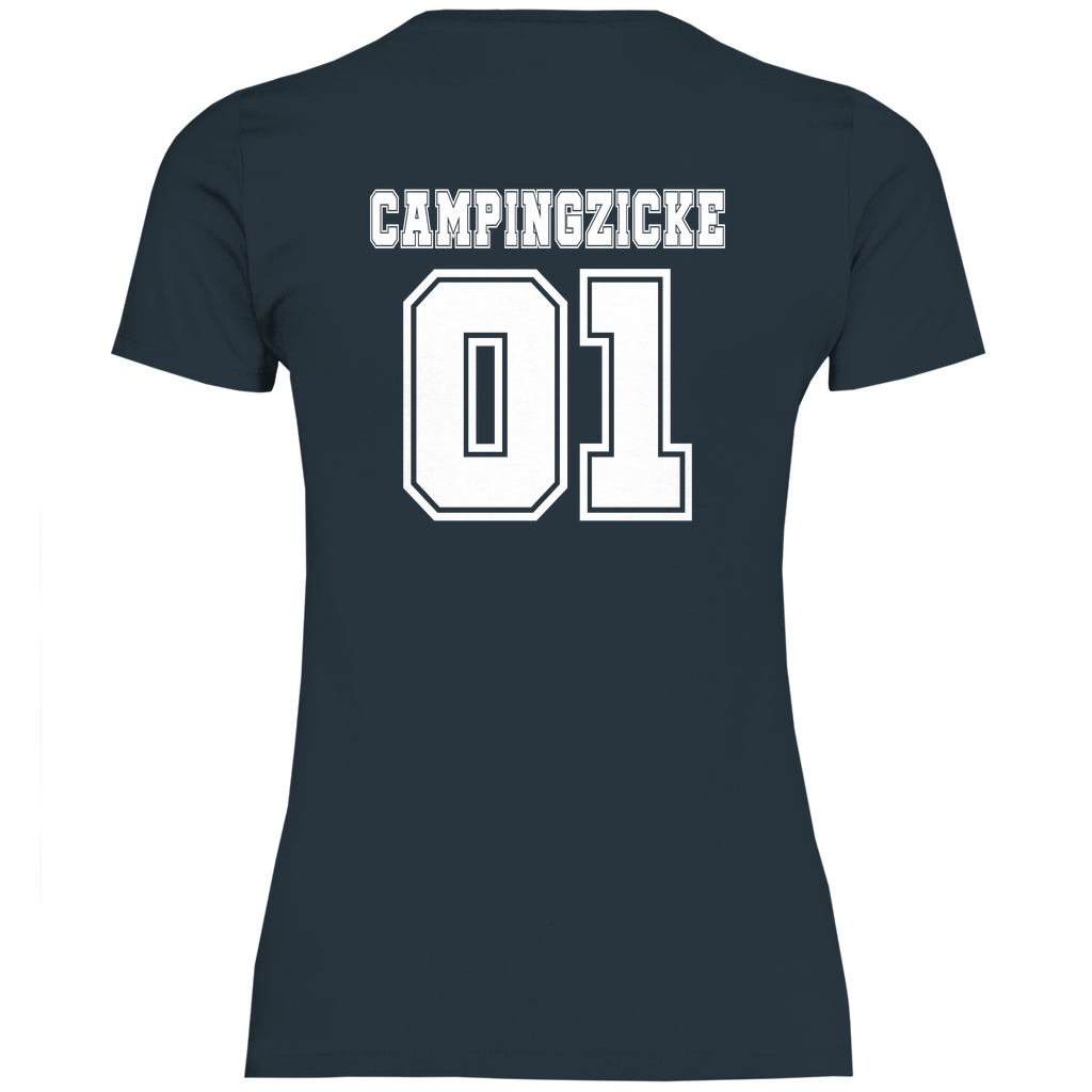 Campingzicke - Frauen Shirt - Campingfamilie.de