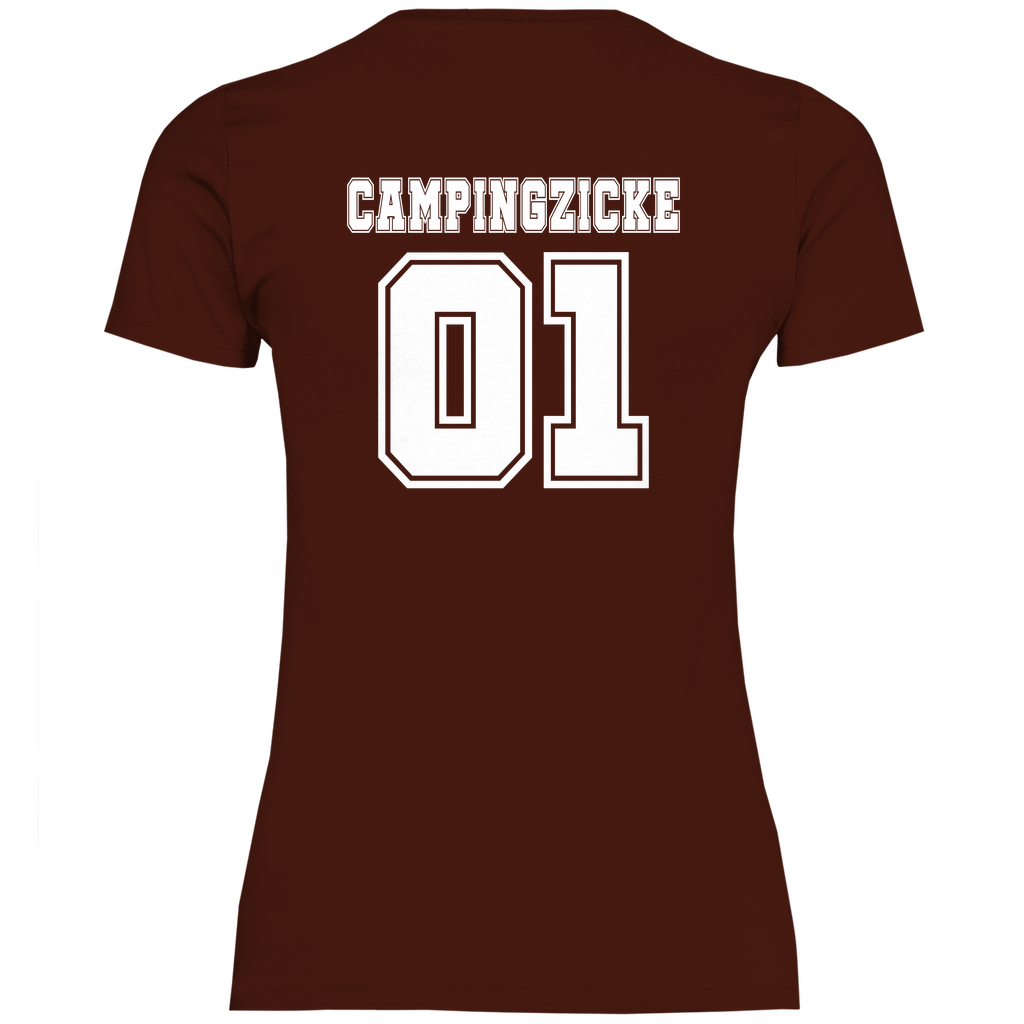 Campingzicke - Frauen Shirt - Campingfamilie.de