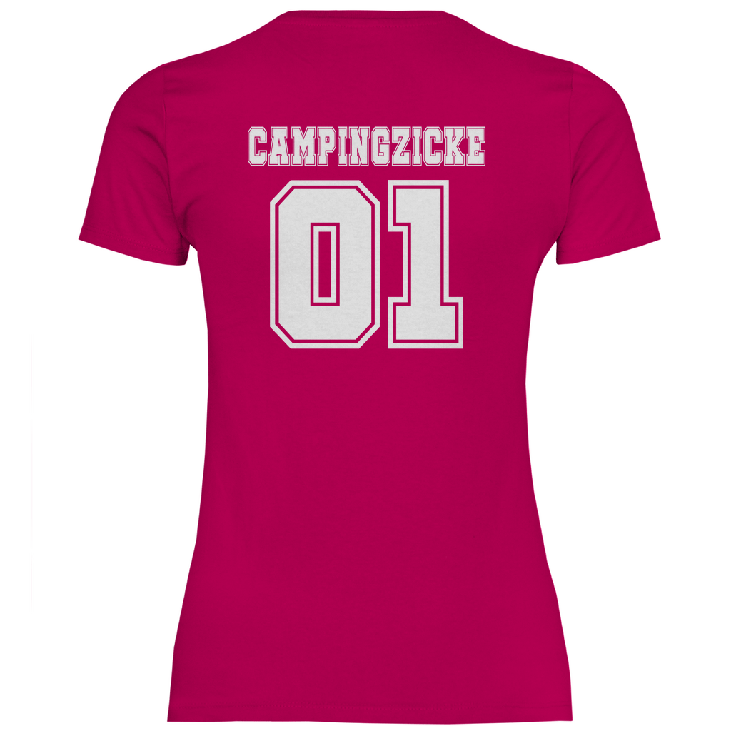 Campingzicke - Frauen Shirt - Campingfamilie.de