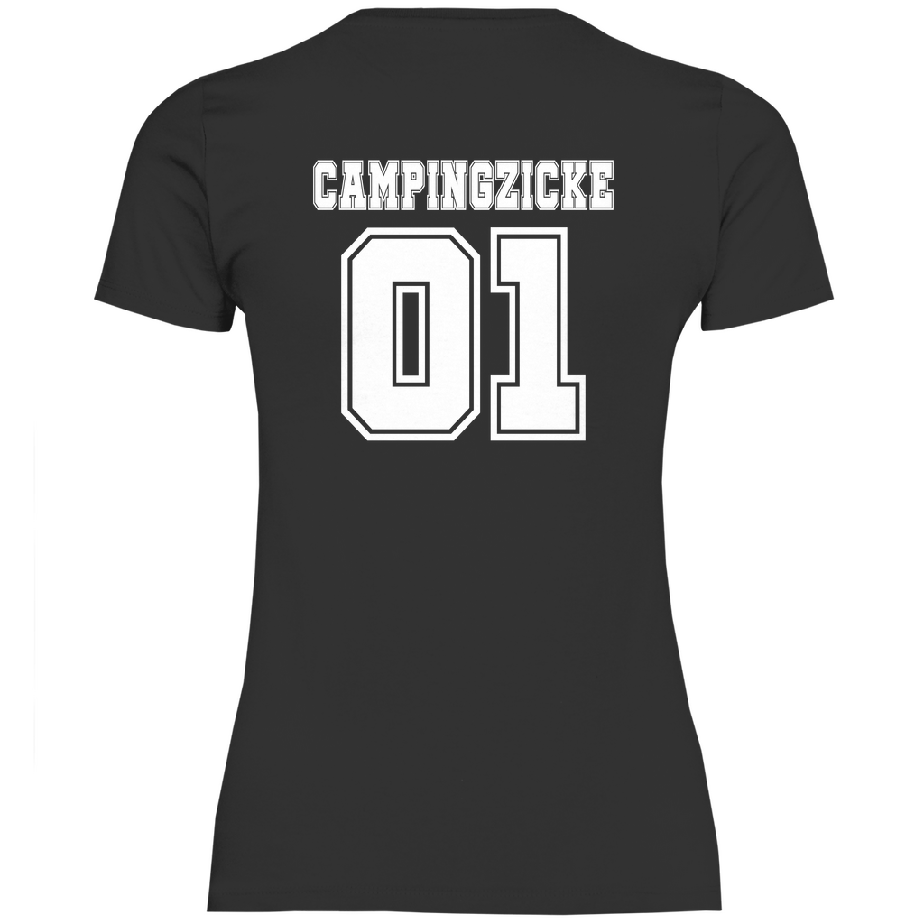 Campingzicke - Frauen Shirt - Campingfamilie.de