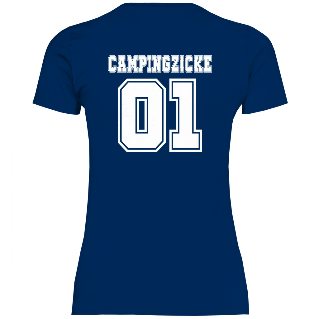 Campingzicke - Frauen Shirt - Campingfamilie.de