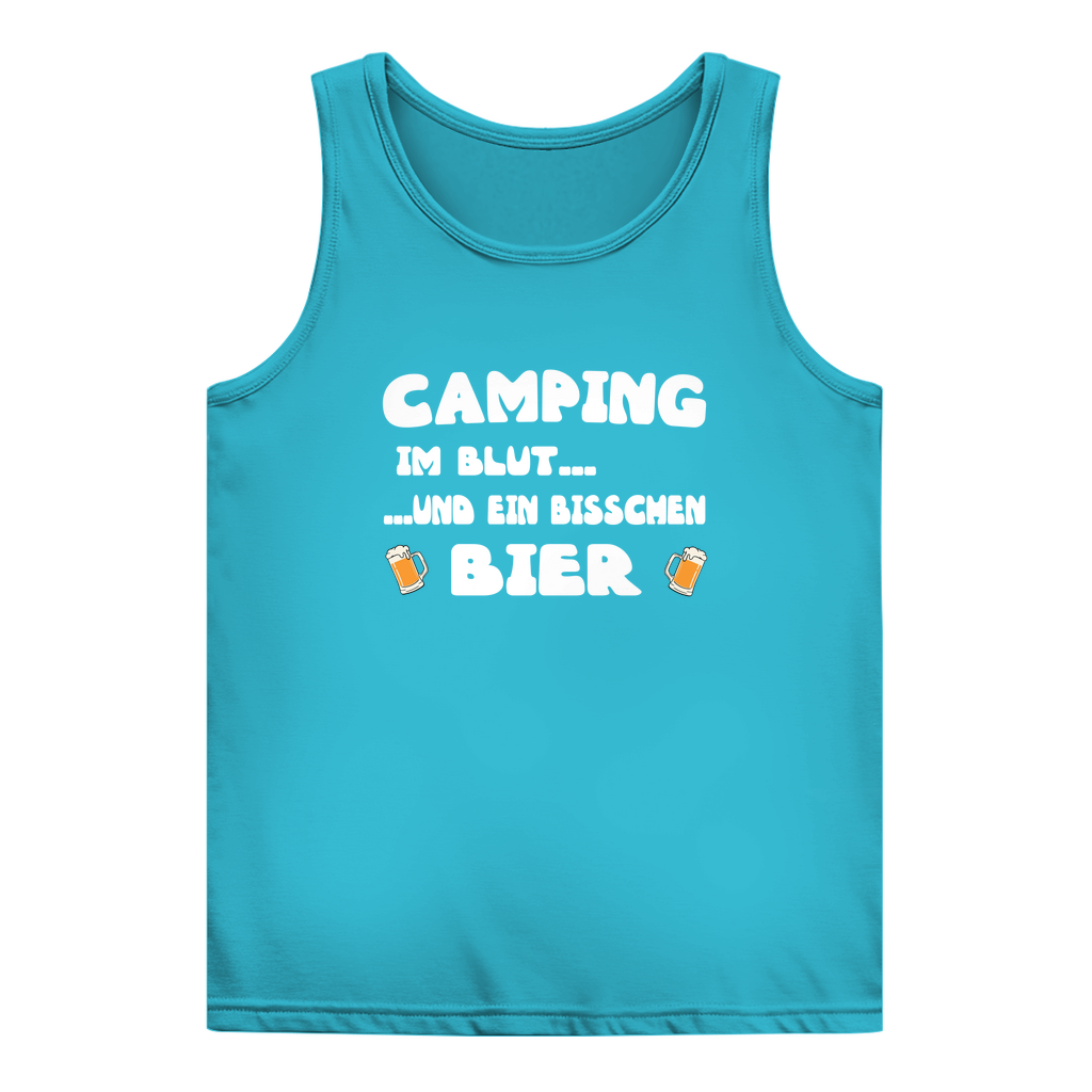 Camping im Blut...und ein bisschen Bier - Frauen Tank Top