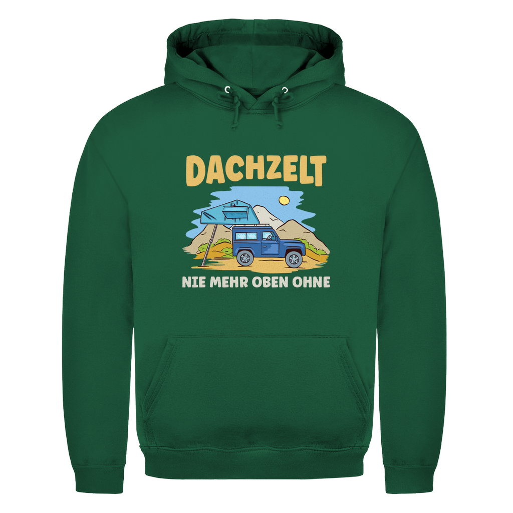 Dachzelt - Nie mehr oben ohne - Männer Hoodie - Campingfamilie.de
