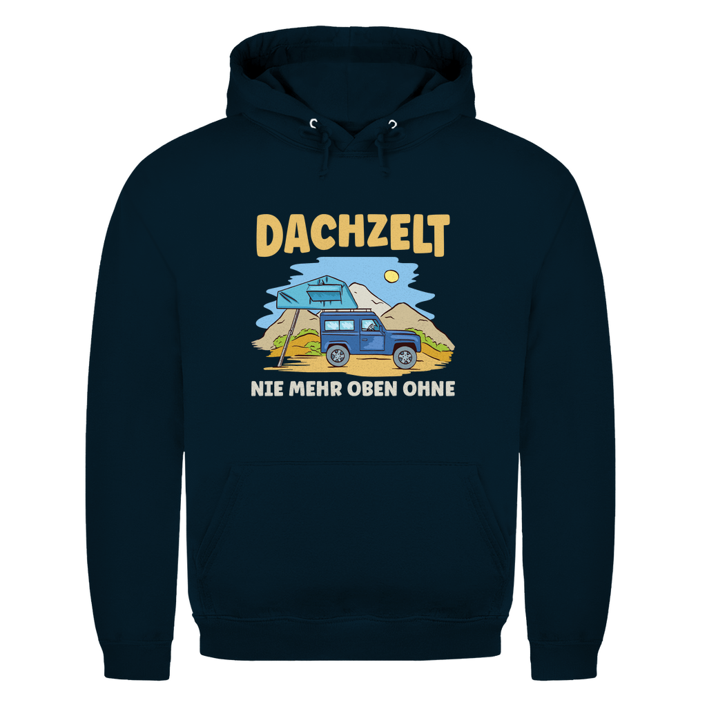 Dachzelt - Nie mehr oben ohne - Männer Hoodie - Campingfamilie.de