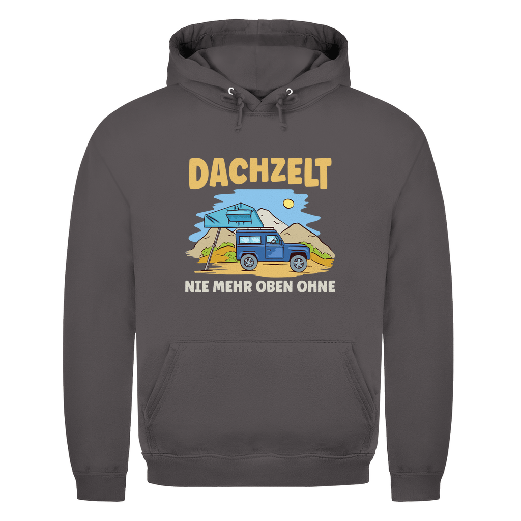 Dachzelt - Nie mehr oben ohne - Männer Hoodie - Campingfamilie.de