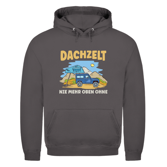 Dachzelt - Nie mehr oben ohne - Männer Hoodie - Campingfamilie.de