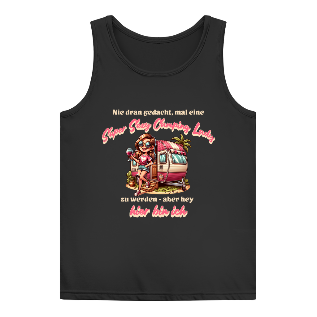 Super Sexy Camping Lady (Wein) - Frauen Tank Top