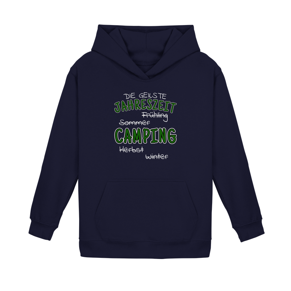 Geilste Jahreszeit Camping | Hoodie für kleine Entdecker