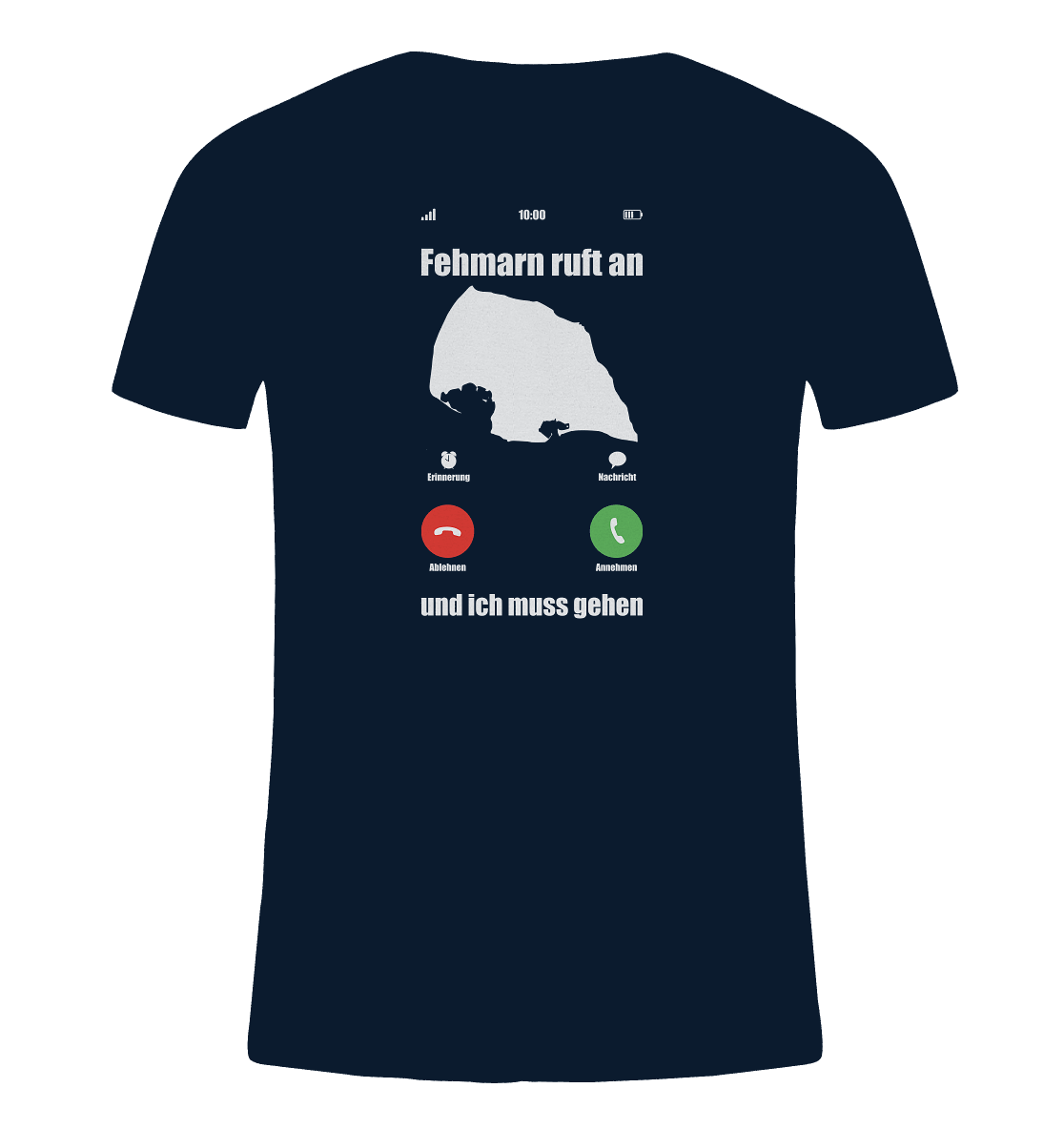 Fehmarn ruft an und ich muss gehen - Kids Organic Shirt