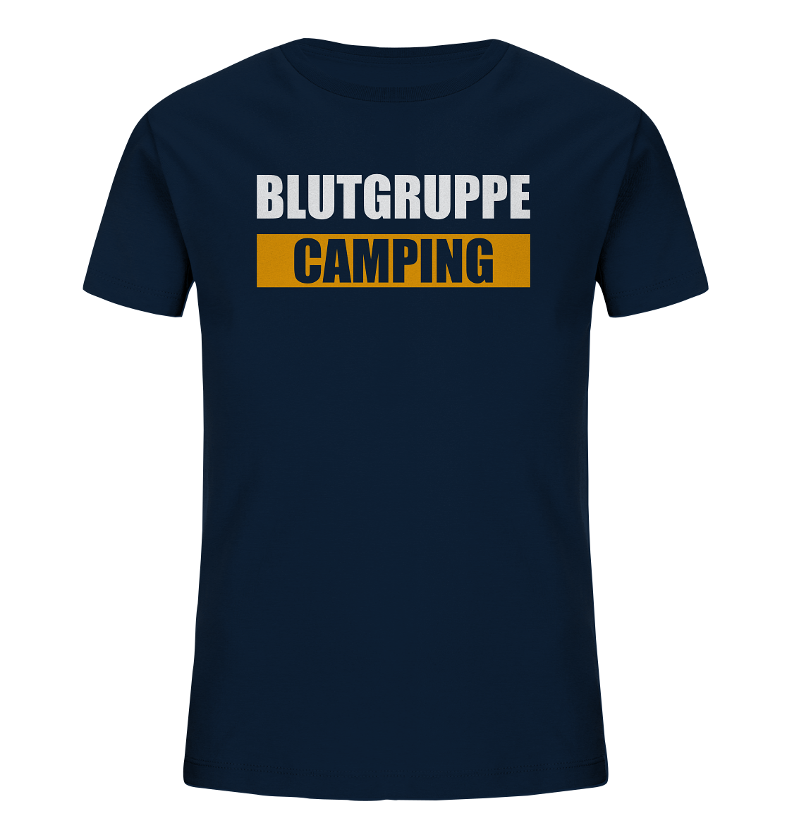 Blutgruppe Camping - Kids Organic Shirt