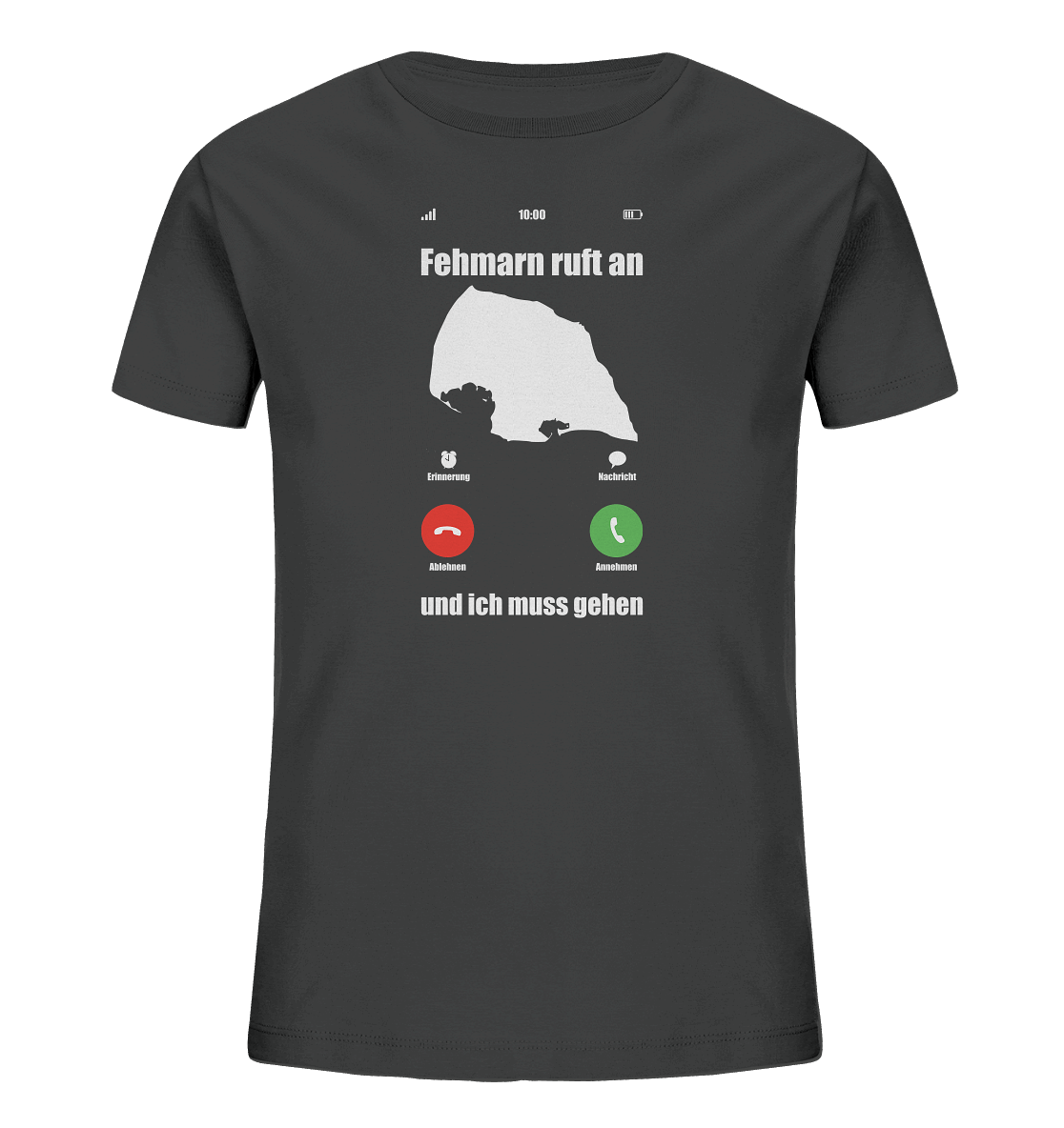 Fehmarn ruft an und ich muss gehen - Kids Organic Shirt