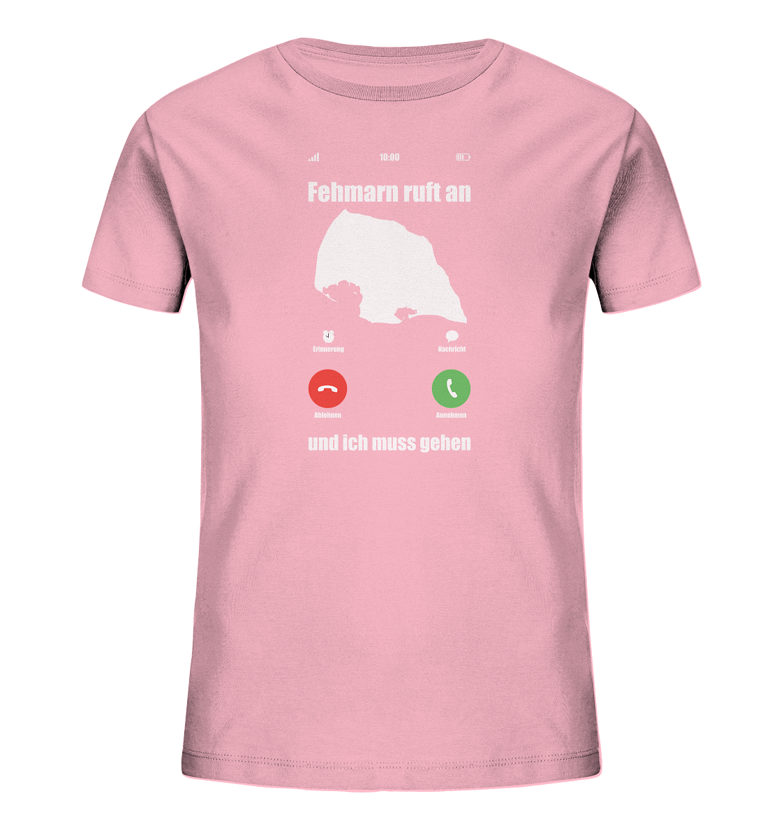 Fehmarn ruft an und ich muss gehen - Kids Organic Shirt
