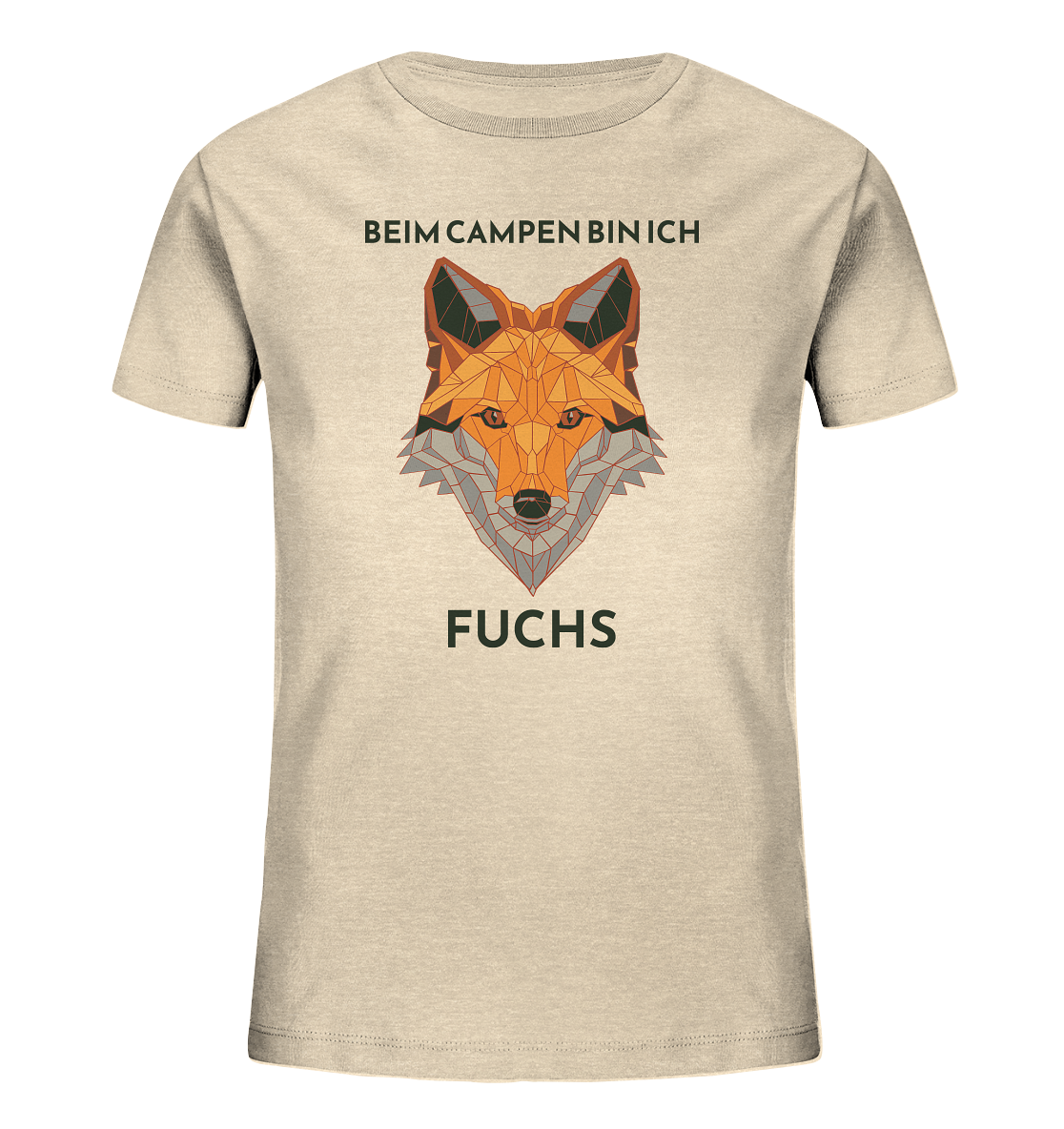 Beim Campen bin ich Fuchs - Kids Organic Shirt