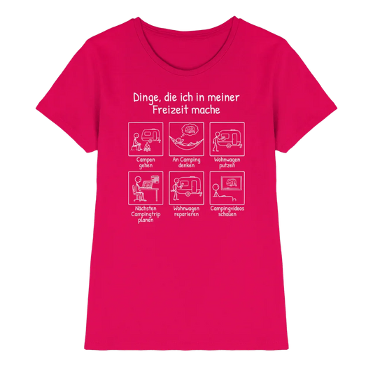 Dinge, die ich in meiner Freizeit mache (Wohnwagen) | Shirt für Camperinnen