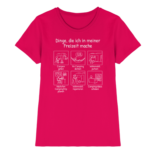 Dinge, die ich in meiner Freizeit mache (Wohnmobil) - Frauen Shirt