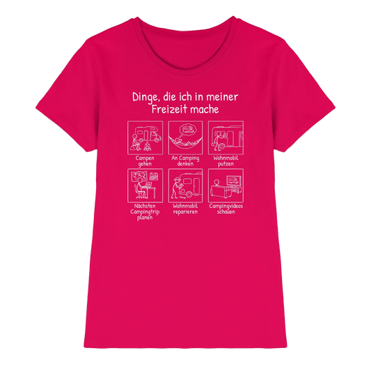 Dinge, die ich in meiner Freizeit mache (Wohnmobil) - Frauen Shirt