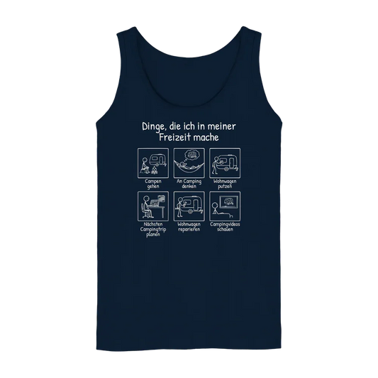 Dinge, die ich in meiner Freizeit mache (Wohnwagen) | Tank-Top für Camperinnen