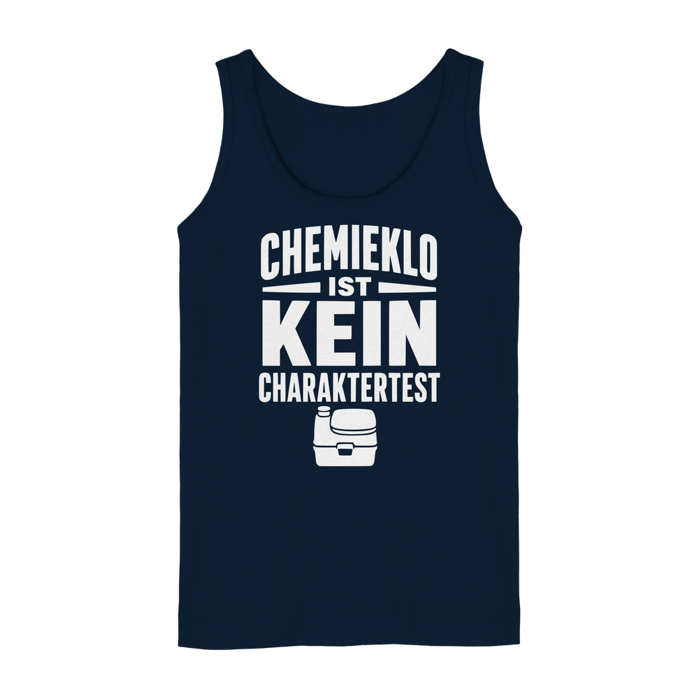 Chemieklo ist kein Charaktertest | Tank-Top für Camperinnen