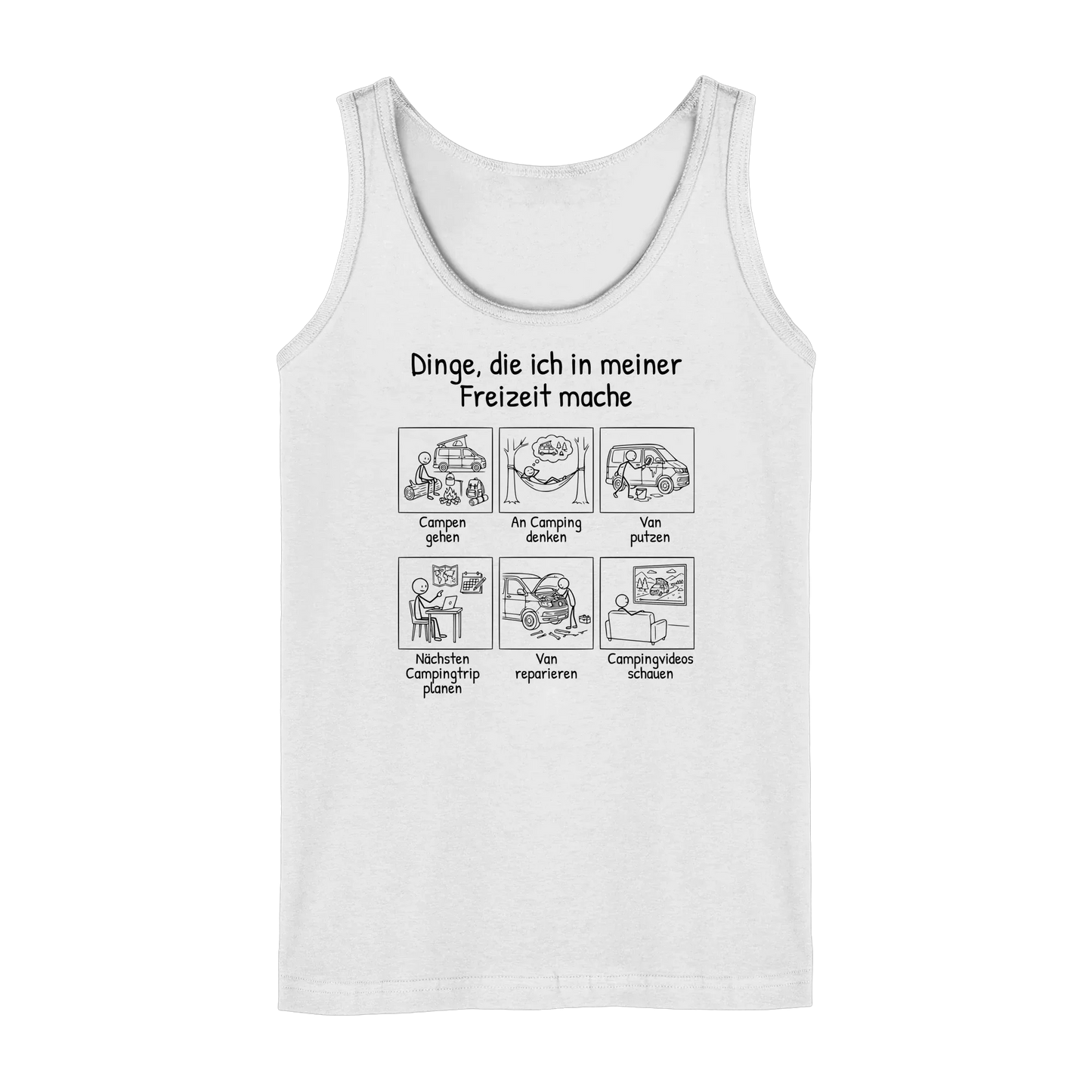 Dinge, die ich in meiner Freizeit mache (Van) - Frauen Tank-Top