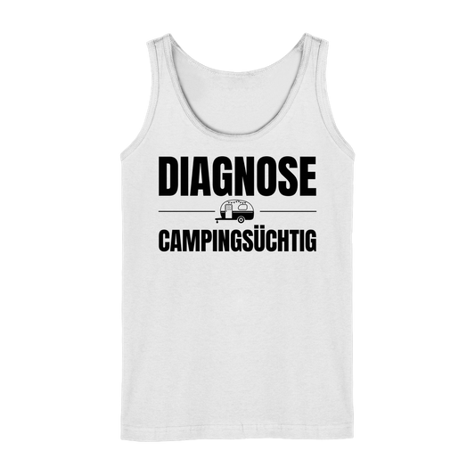 Diagnose Camping-Süchtig – Für echte Wohnwagen-Urlauber | Tank-Top für Camperinnen