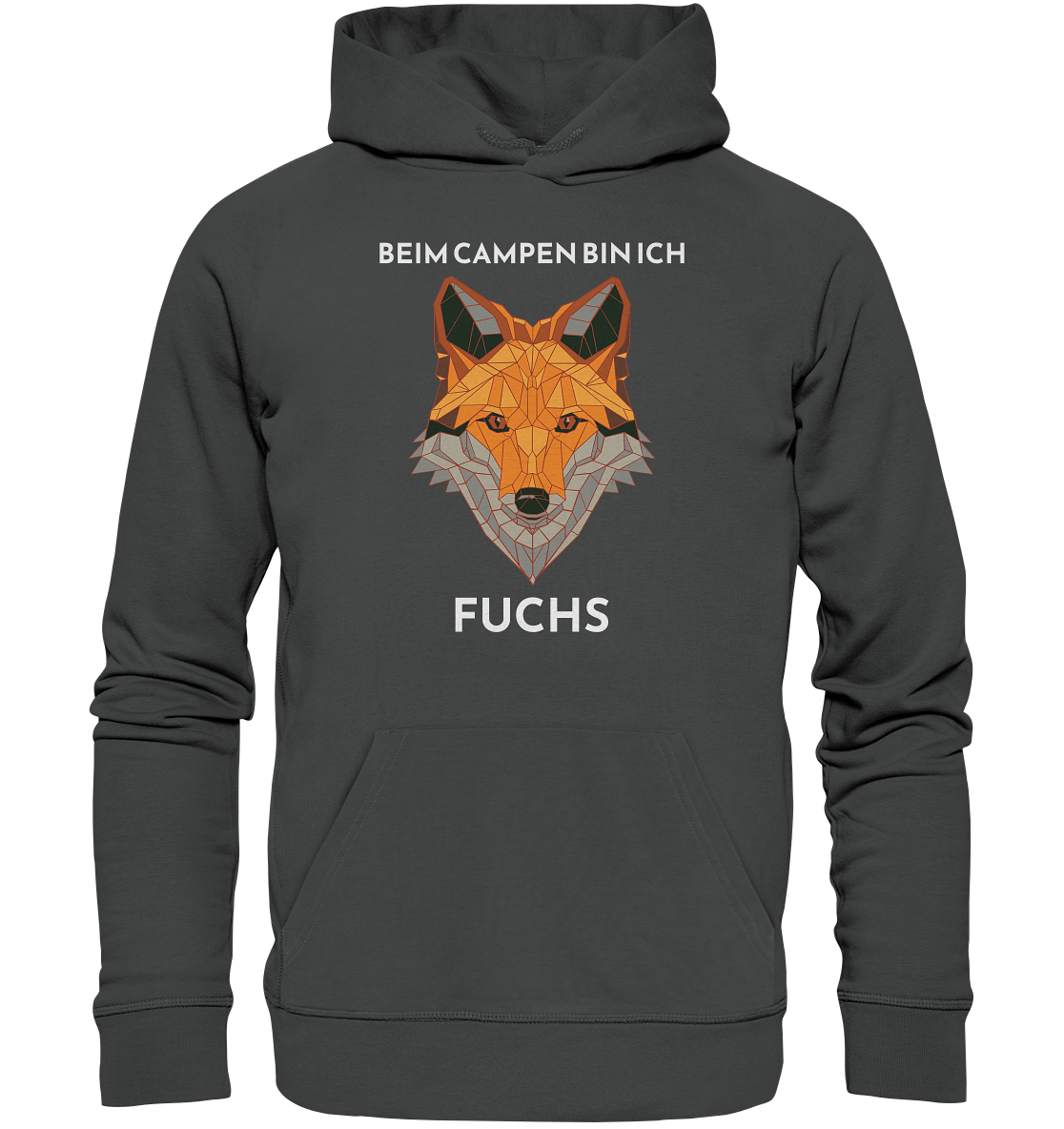 Beim Campen bin ich Fuchs - Organic Basic Hoodie
