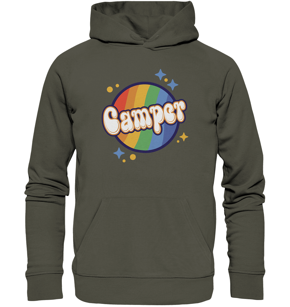 Pride LGBTQ Camper - Organic Basic Hoodie