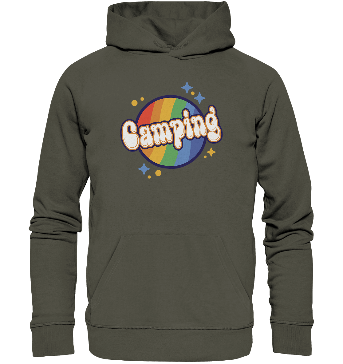 Pride LGBTQ Camping - Organic Basic Hoodie