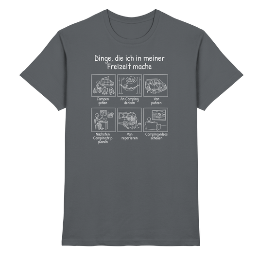Dinge, die ich in meiner Freizeit mache (Van) - Männer Shirt