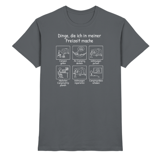 Dinge, die ich in meiner Freizeit mache (Wohnwagen) - Männer Shirt