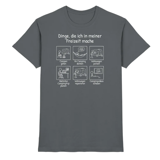 Dinge, die ich in meiner Freizeit mache (Wohnwagen) - Männer Shirt